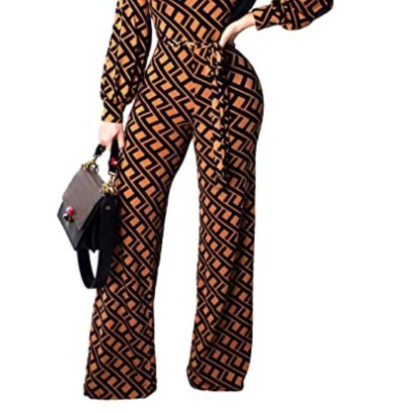 Women's Straight Long Pants  Jumpsuits - Picture 3 of 10